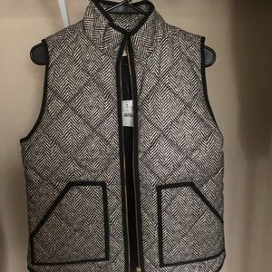 J. Crew Herringbone Vest BNWT